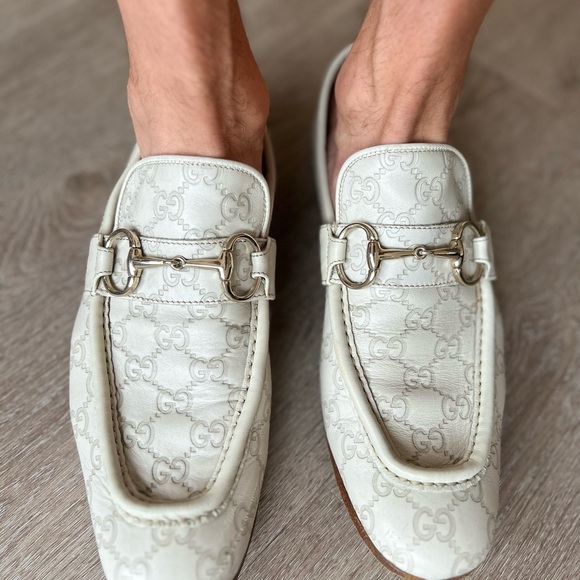 Gucci Other - RARE Gucci GG Embossed Leather Loafers with dust bag!